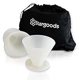 Stargoods Silicone Stemless Martini Glasses - Set of 2 Unbreakable Cups