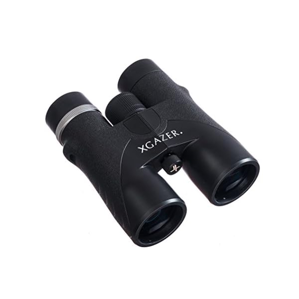 Xgazer Optics HD 10 x 42 Professionelles Fernglas – Hochleistungs-Fernglas für Reisen, Jagd, Angeln, Safari, Augenentlastung mit Umhängeband, Reinigungstuch und Tragetasche