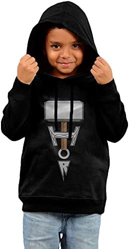 AISTEWU Thor Superhero Film Logo Toddler Baby Girls Boys Sweatshirt Hooded Hoodies