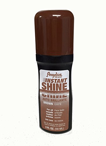 Angelus Instant Shine Liquid Shoe Polish 3 Fl Oz (color variety) (Brown)