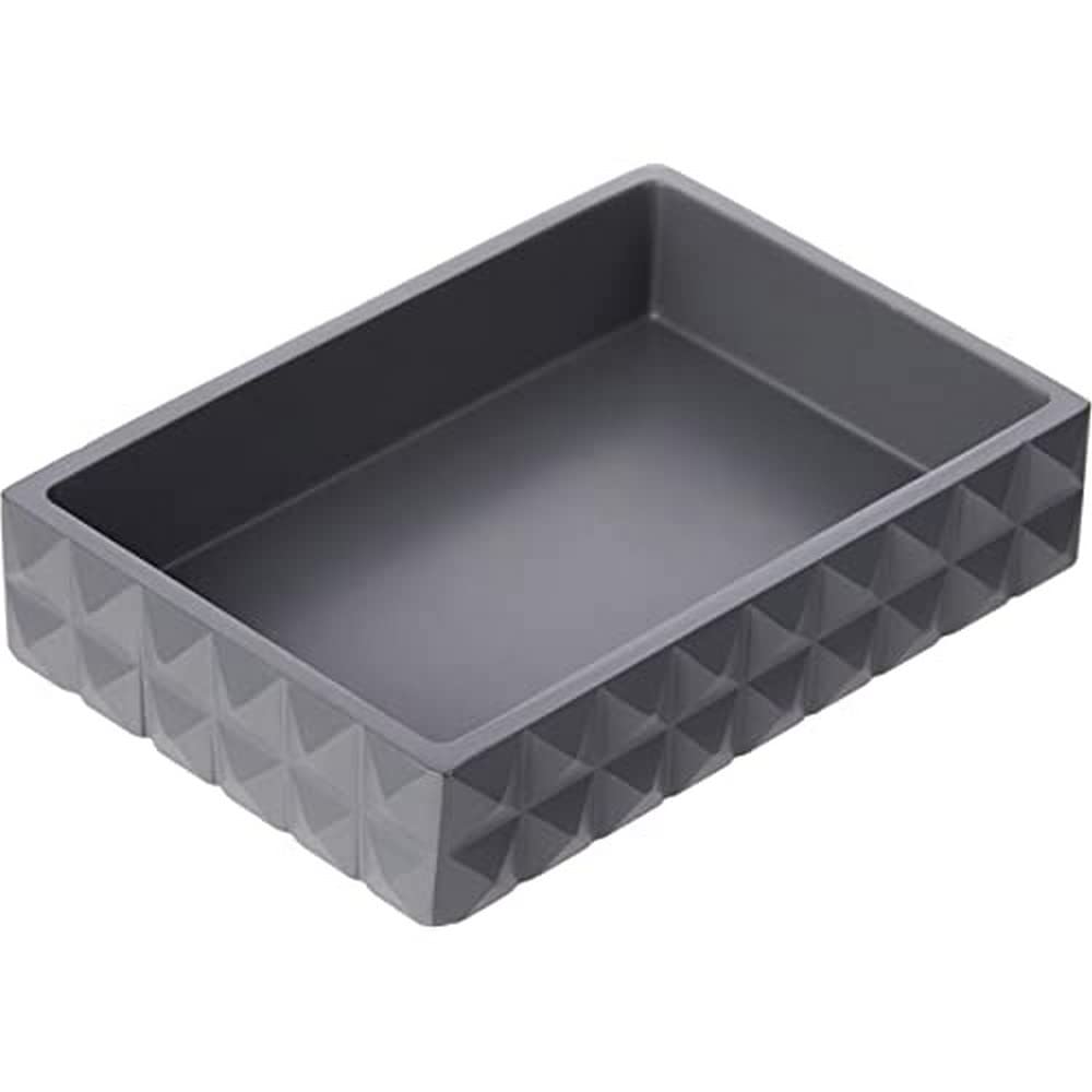 MSV Soap dish Kubik of polyresin blue