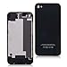 Fixcracked Replacement Full Set Front LCD Display & Touch Screen Digitizer Assembly + Back Cover Housing + 8pcs Repair Opening Tools Kit Compatible for Iphone 4s GSM/CDMA -Black