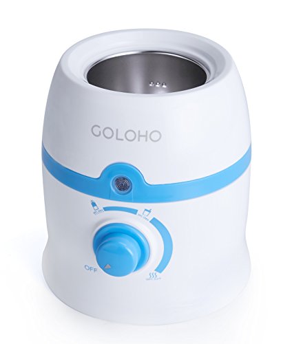 Baby Bottle Warmer with Stainless Steel Warming Chamber and Bonus Gifts, Handy Temperature Control, Easy to Clean