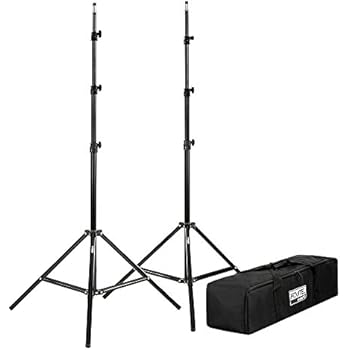 Fovitec  StudioPRO - 2x 7'6" Classic Light Stand Kit - [Classic][For Photo and Video][Includes Carrying Bag]