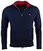 Tommy Hilfiger Mens Full-Zip Mock Neck Cardigan Sweater