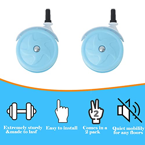 Baby Walker Wheels Replacement, Set of 2, Baby Walker Accessories