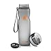 Victanz Sports Water Bottle 1 liter/1000ml/32oz Large Drinking Bottles with Filter, Leak Proof, Open with 1-Click, Fast Flow, Eco-Friendly Tritan Co-Polyester Plastic - 100% BPA Free