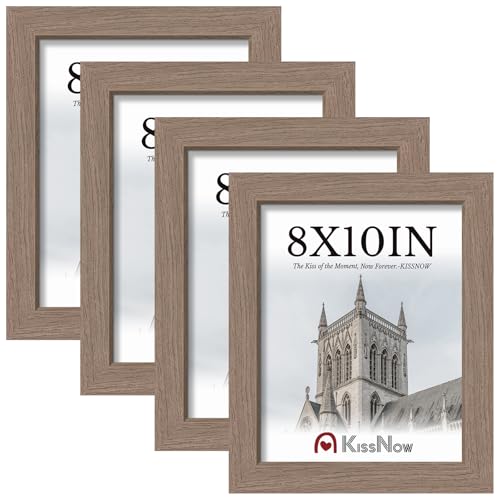KissNow 8x10 Walnut Wood Picture Frame