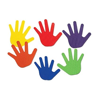 Sona Edons Hand Marks Anti Skid Soft Plastic- Set of 6 Pcs