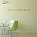 BIBITIME Keep Silly Keep Honest Keep Kind Sign Quotes Vinyl Wall Art Decal Stickers Decor for Kids Room Bedroom Nursery Living Room 22.44