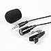 Computer Microphone lavalier lapel Mic for selfie iphone camera podcast pc gopro
