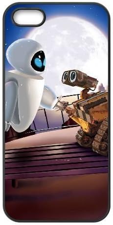 iPhone 5s phone case Black Wall-E and Eve PPKK9648323