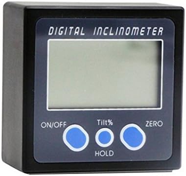 Saili Digital Bevel Box Angle Gauge Meter Digital Protractor 360 degrees Magnets Base Digital Inclinometer Electronic Protractor digital plastic inclinometer