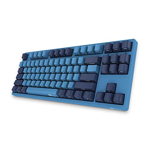 EPOMAKER AKKO 3087 SP 87-Key Cherry MX Switch Mechanical Keyboard with PBT Keycaps, DIY Lights for Windows PC Gamers (Cherry red Switch, Ocean Blue)