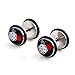 Yantu Hot 48pcs Plugs Ear Studs Mixed Styles Fake Cheater Ear Plugs Body Piercing
