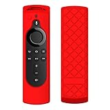 Clearance! Sunfei for Amazon Fire TV Stick 4K TV Stick Remote Silicone Case Protective Cover Skin (Red)