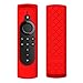 Clearance! Sunfei for Amazon Fire TV Stick 4K TV Stick Remote Silicone Case Protective Cover Skin (Red) primary