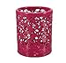 RICISUNG Hollow Rose Flower Pattern Cylinder Pen Pencil Pot Holder Container Organizer