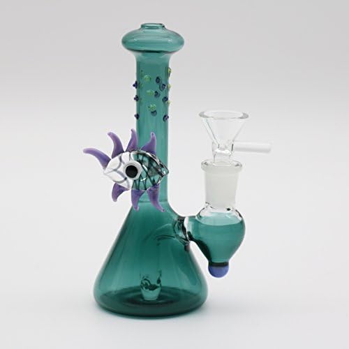 2017 Newest 17cm Tall Joint 14.4mm Cheap Green Handmade