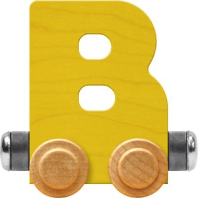 NameTrain Bright Letter Car B - Made in USA (Yellow)