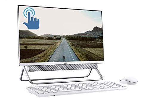 Dell Inspiron 24 5000 Series 23.8″ FHD Touchscreen All-in-One Desktop, 10th Gen Intel Quad-Core i5-10210U up to 4.2GHz, 16GB DDR4 256GB PCIe SSD + 1TB HDD, MaxxAudio FHD Camera WiFi USB-C Win 10