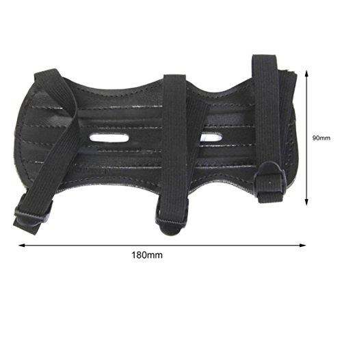 Smartlove1P Comfortable Camo Archery Bow Arm Guard Protective Forearm Safe Gear 3 Straps Armguard Bow Protective Tool
