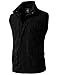 H2H Men's Multiple Pockets Cotton Safari Fishing Military Vest Black US M/Asia L (KMOV0152)
