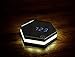 Bigaint Mirror Alarm Clock Rechargeable Digital Alarm Clock with Led Table Lamp for Travel and Home 