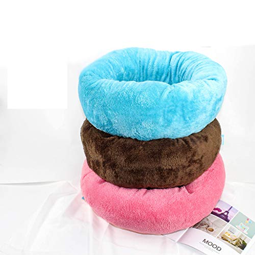 Pet Products Soft Fleece Pet Dog Puppy Cat Warm Bed House Plush Cozy Nest Mat Pad (Brown, 27.34"x11.48") - Thumbnail 3