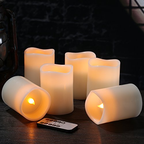 image for dongxing Flameless Candles Flickering LED Candles Set of 12 (D:3