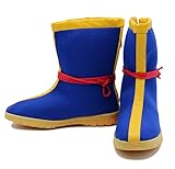 SSJ Dragon Ball Z Super Saiyan Goku Cosplay Shoes Boots (US-7_1/2) Blue