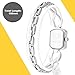 Wrist Watch Dictac Female Analog Silver Chain Casual Dress Watch