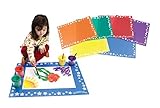 Colorations Keep-It-Clean Plastic Art Mats - Set of 6 (Item # TIDY)