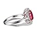 Jewelrypalace Kate Middleton's Princess 2.1ct Ruby Engagement Ring 925 Sterling Silver