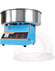 VIVO Blue Electric Commercial Cotton Candy Machine/Candy Floss Maker with Bubble Shield (CANDY-KIT-1B)