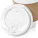 Average Joe JUMBO Set of 60 Paper Coffee Hot Cups with Travel Lids, Sleeves, and Stirrers Disposable Coffee Cups - 12OZ WHITE Hot Cups To Go Travel Mug Office/Party Pack Tea & Chocolate …