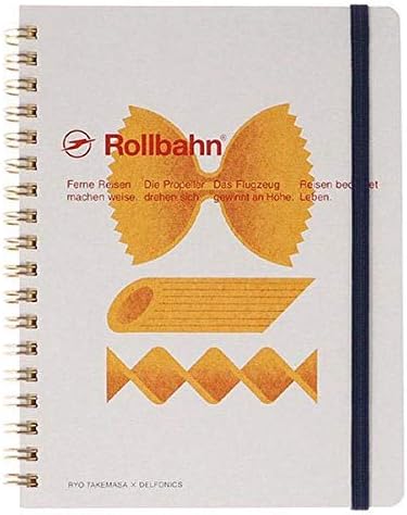 Amazon Co Jp Rollbahn ロルバーン コラボ ポケット付メモｌ 武政諒コラボ パスタ Delfonics リングノート ホビー