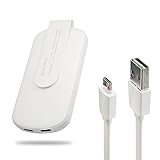 Bestoss Belt Clip Portable Charger Power Bank 10000mAh Dual USB Port External Battery Pack With Micro USB Cable for Outdoor Sport Walking Traveling Hiking Hunting Camping and IOS Android Cell Phones