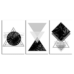 Abstract Geometric Home Artwork for Living Room Bedroom...