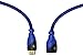 Ultra Clarity Cables HDMI Extension Cables, 3ft, 6ft, 10ft, 15ft, 20ft, 25ft (15 ft, Blue, 2)