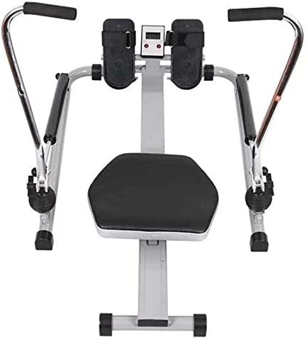 家庭用ダブルトラックマシン油圧式折り畳み式シーテッド ローマシンローイングマシン折りたたみ屋内