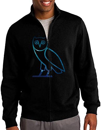 Men's Drake OVO Rapper Bird Full-Zip Fleece Jacket S