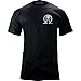 Classic Molon Labe T-Shirt (X-Large, Black/Silver)