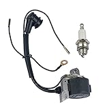 Hipa Ignition Coil with Spark Plug for STIHL 024 026 028 029 034 036 038 039 044 048 MS240 MS260 MS290 MS310 MS360 MS360C MS390 MS440 MS640 Chainsaw
