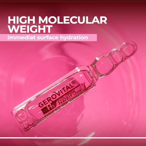 Gerovital H3 Evolution Perfect Look 10% Hyaluronic Acid 4D Concentrated Anti-Wrinkle Facial Serum with Instant Optical Effect, Moisturizing and Plumping 10 x 2 ml