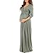 Wrapped Ruched Maternity Dress