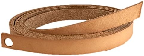 Springfield Leather Company 84" Vegetable Tan Cowhide Leather Strip (1/2")