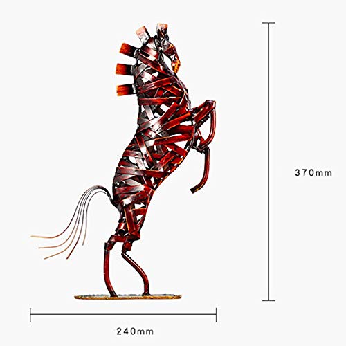 MQW Home Decoration Metal Crafts Decoration Weaving Yuema Home Decoration Iron Decoration 24 37 (cm) Delicate and Beautiful - Thumbnail 5