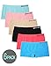 Women's 6 Pack Sports Boy Short Cut Hipster Panties Seamless Boxer Briefs Underwear S/M