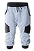 SoEnvy Men's Casual Harem Training Jogger Sport Short Baggy Pants (Small,Light Gray)